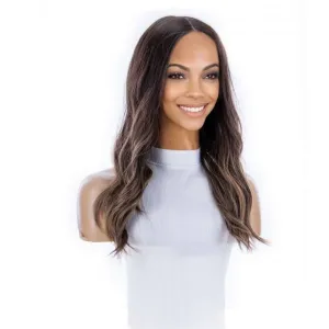20" Divine Lace Top Topper Dark Brown Balayage
