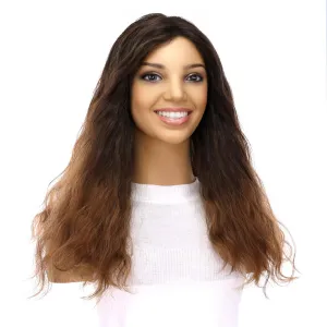 20" Divine Lace Top Topper Dark Brown Ombre Wavy