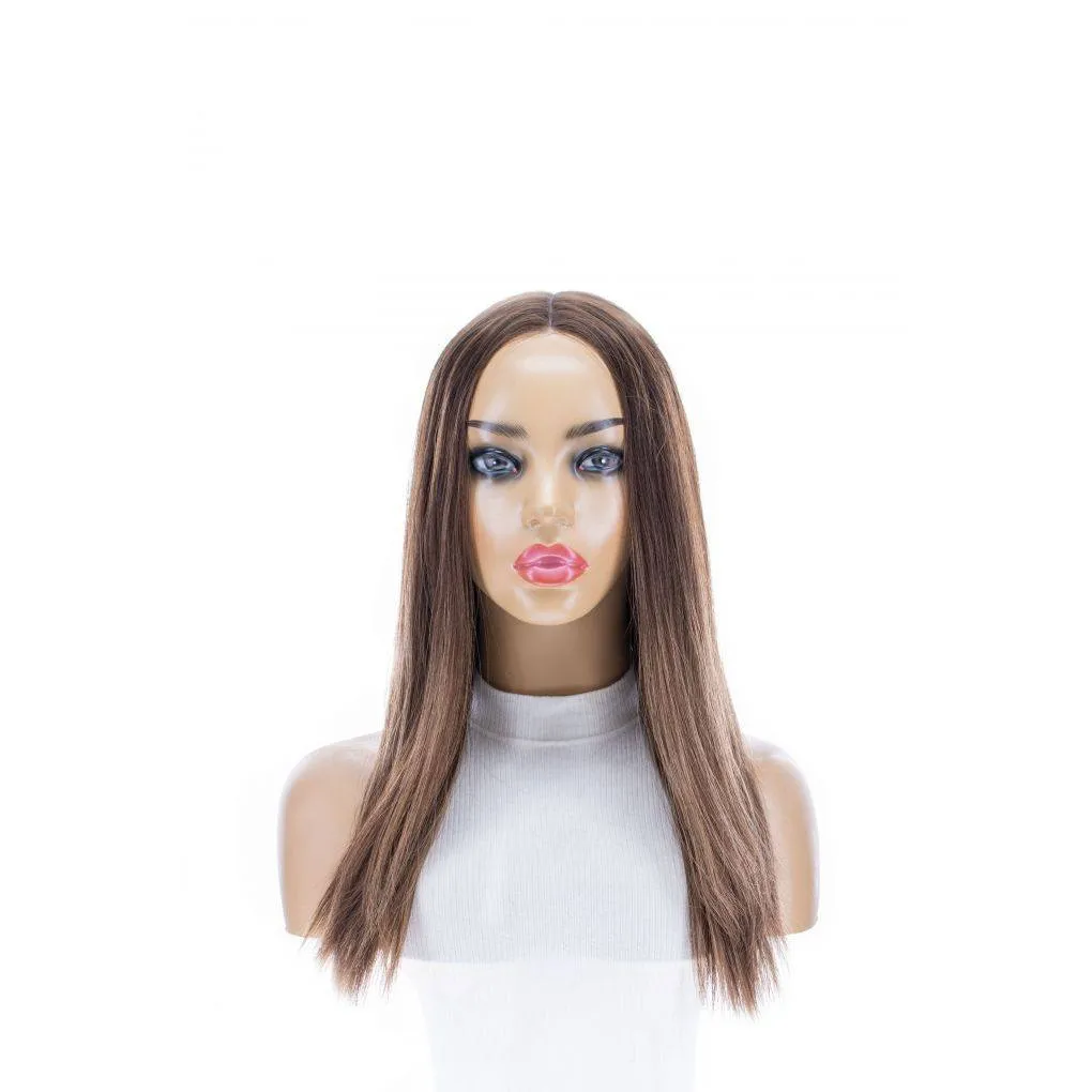 20" Divine Lace Top Topper Medium Brown Balayage