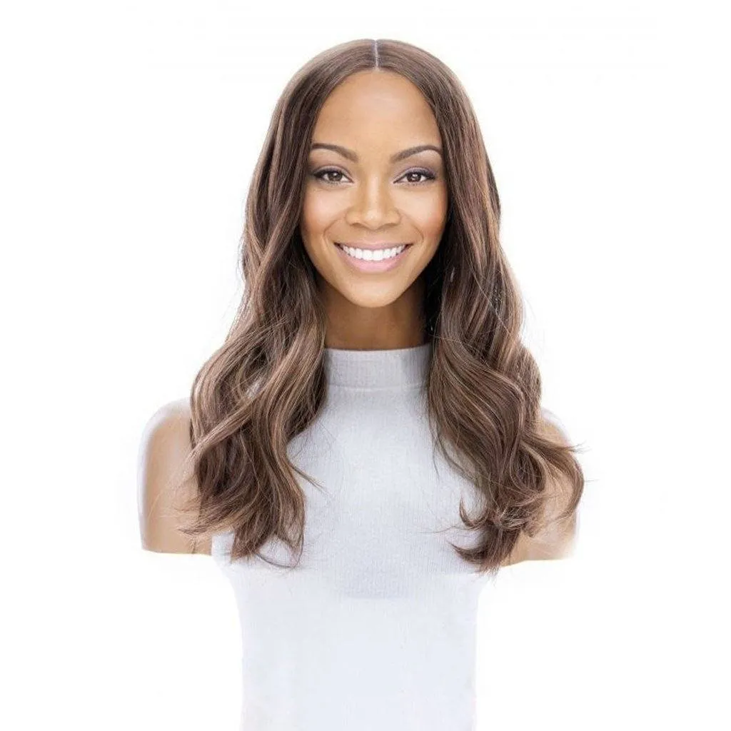 20" Divine Lace Top Topper Medium Brown Balayage