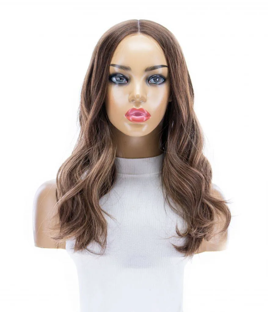 20" Divine Lace Top Topper Medium Brown Balayage