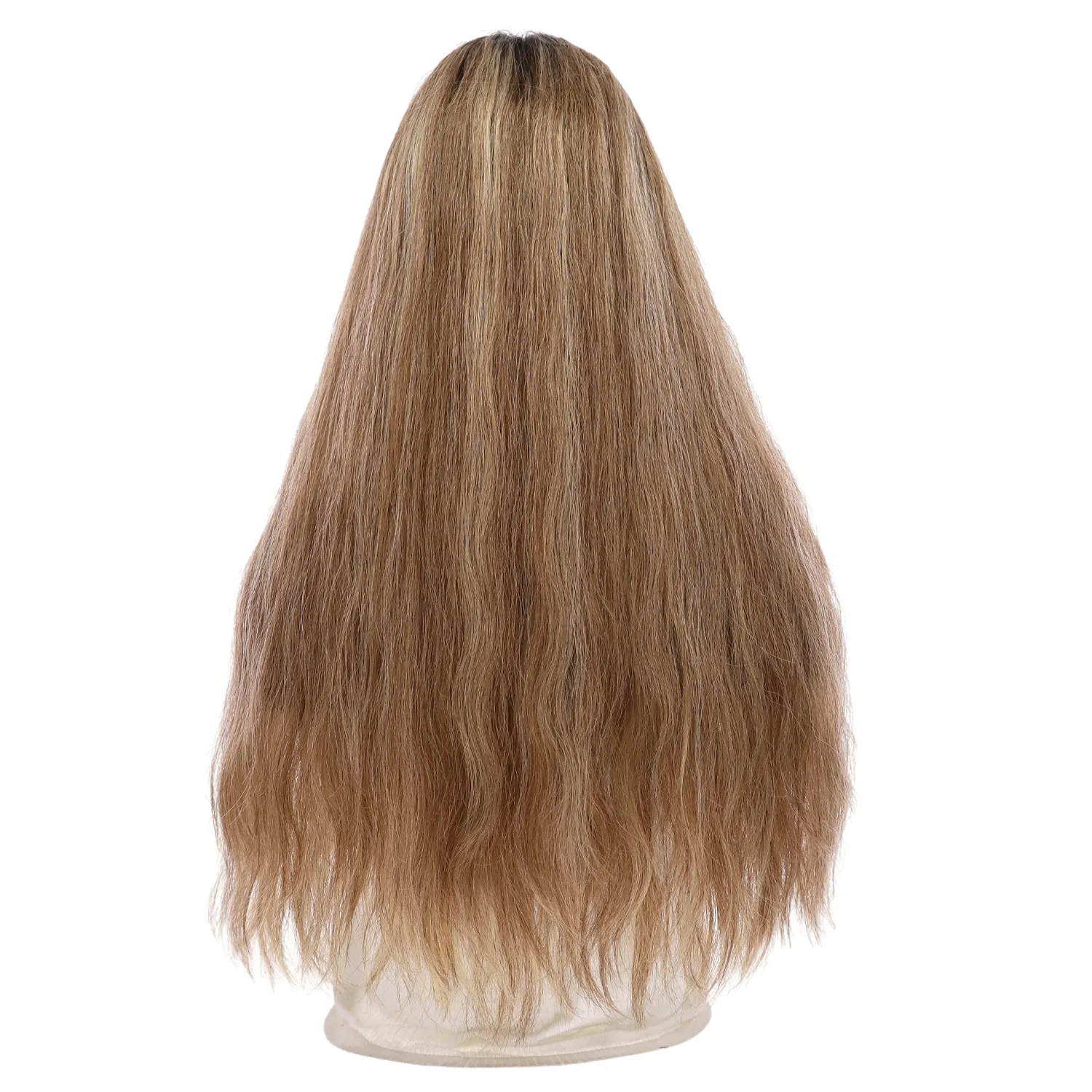 24" Divine Lace Top Topper Ashy Blonde w/ Highlights Wavy