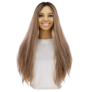 24" Divine Lace Top Topper Ashy Blonde w/ Highlights Wavy