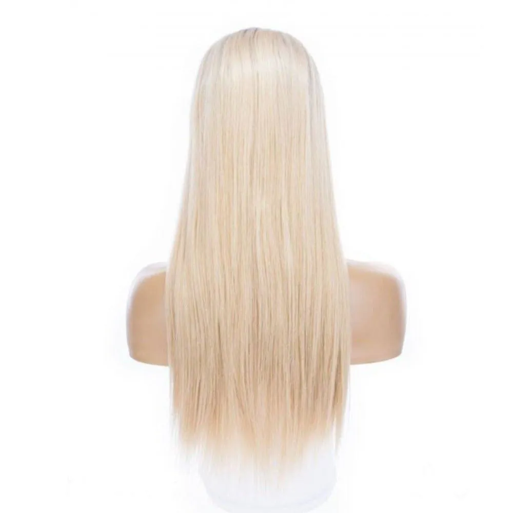 24" Divine Lace Top Topper Platinum Blonde