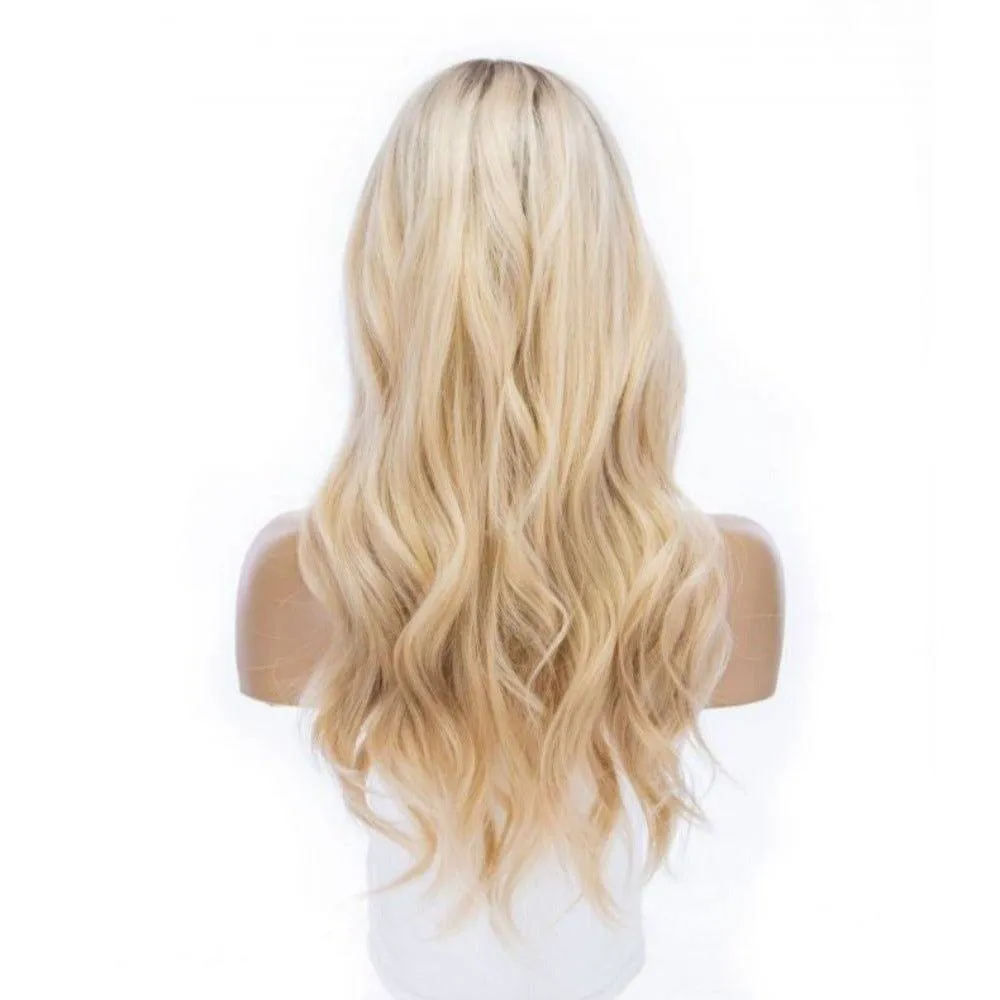 24" Divine Lace Top Topper Platinum Blonde