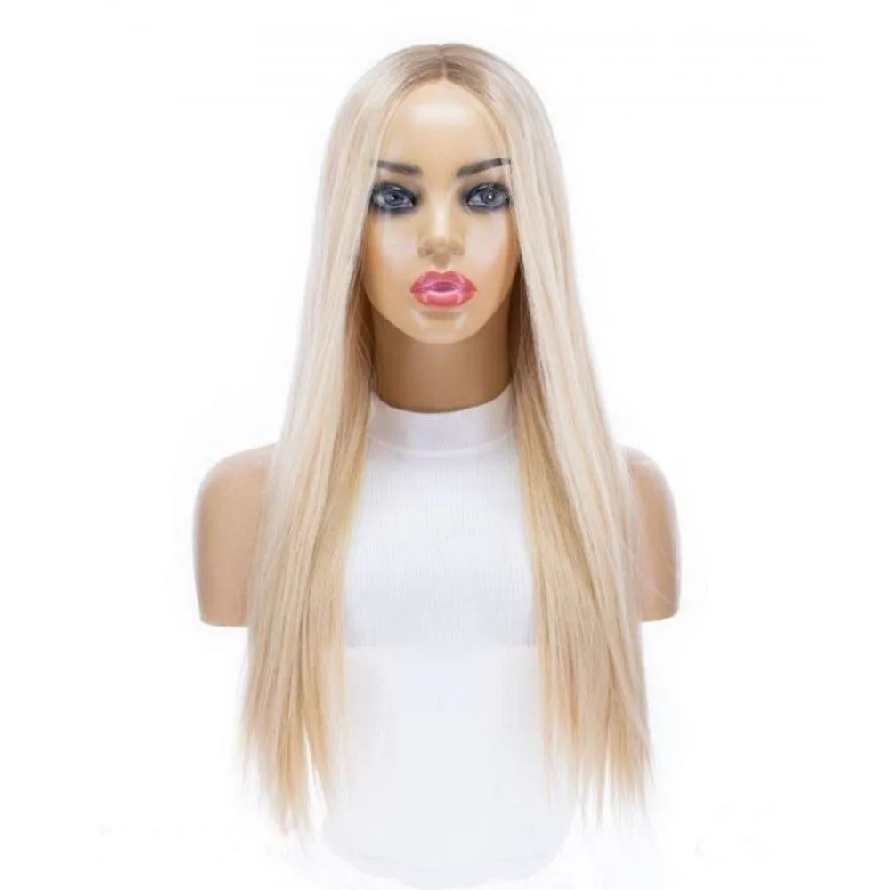 24" Divine Lace Top Topper Platinum Blonde
