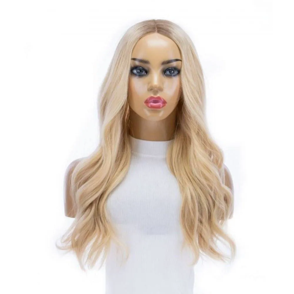 24" Divine Lace Top Topper Platinum Blonde