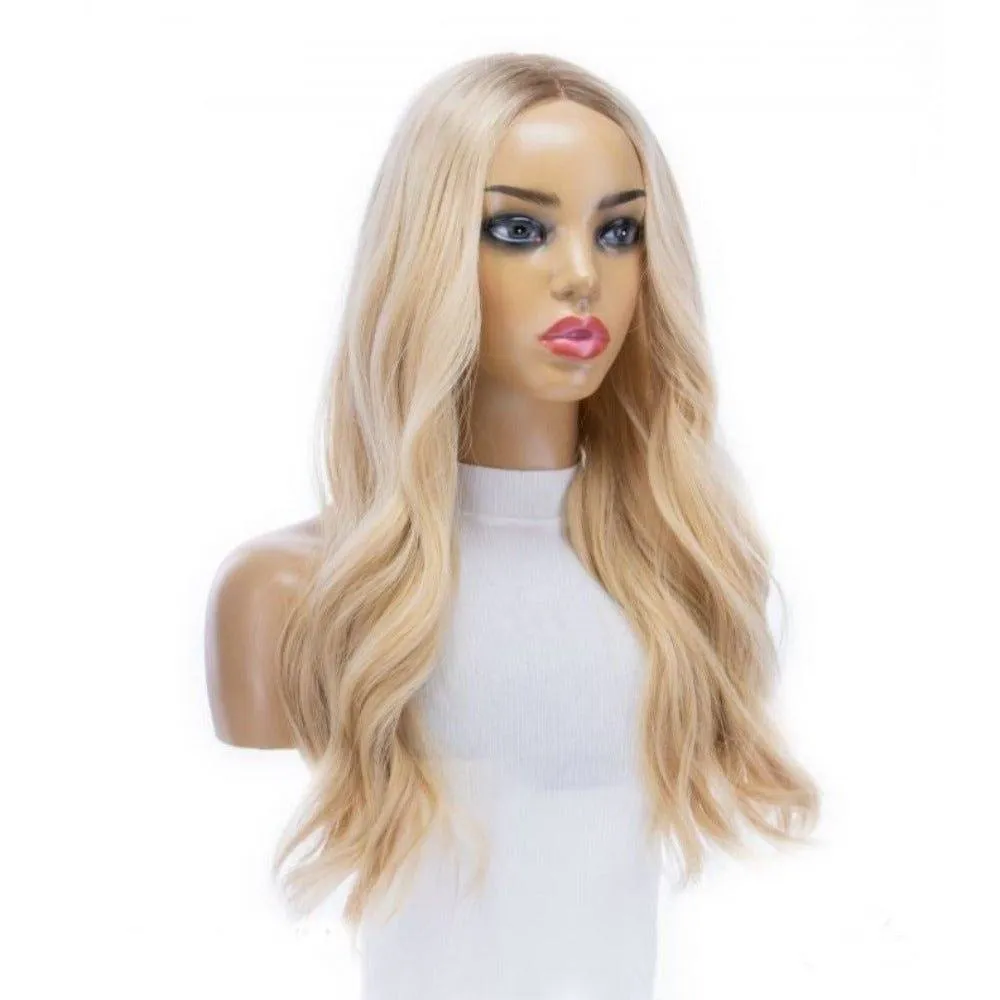 24" Divine Lace Top Topper Platinum Blonde