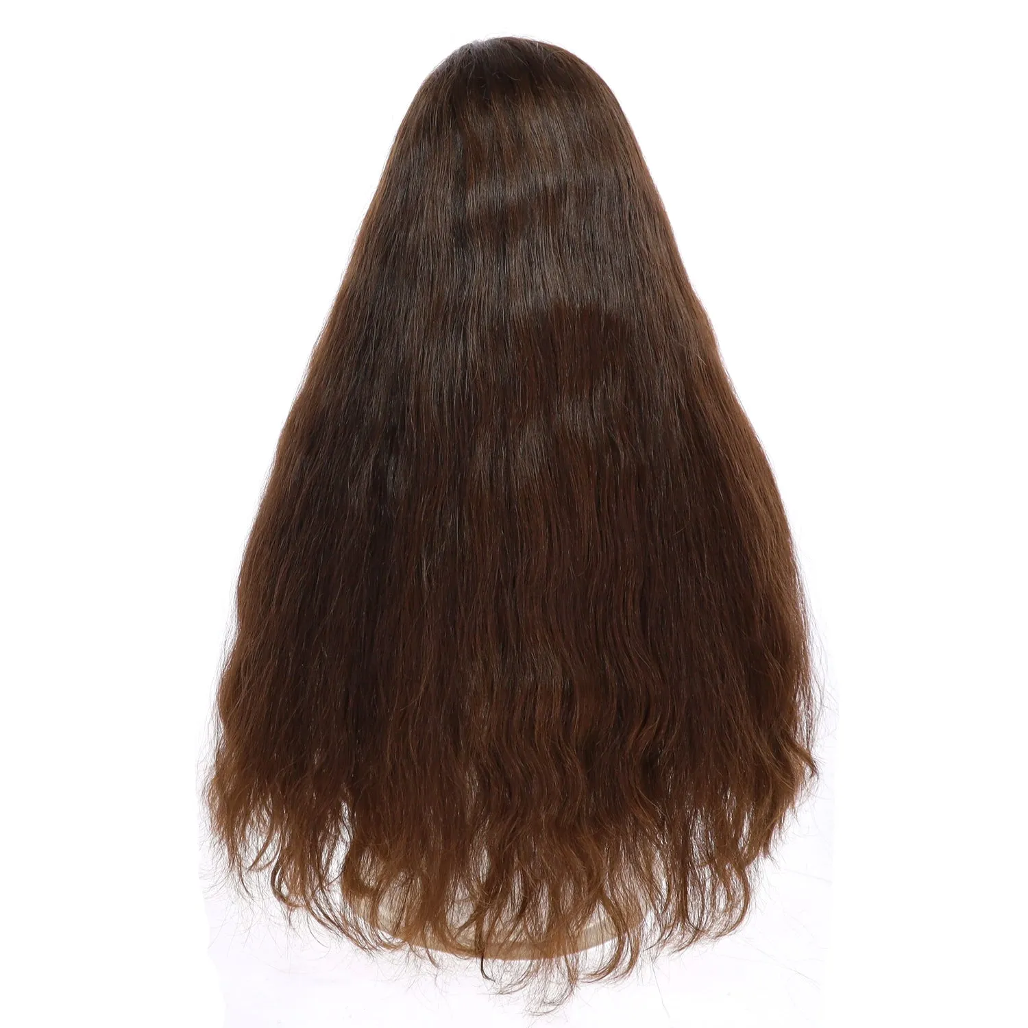 26" Divine Luxe Lace Top Topper #5 Warm Dark Brown Wavy