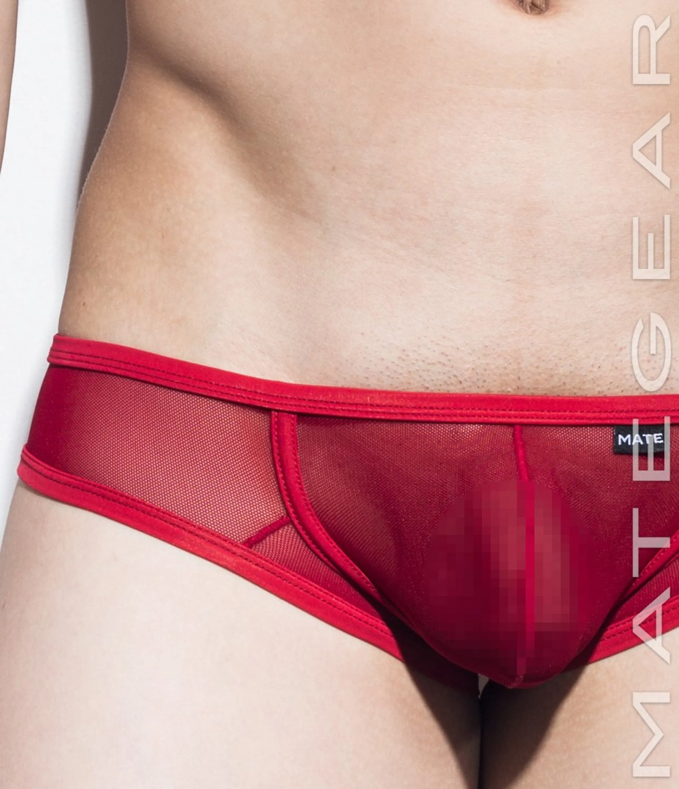 2pc/Pack Sexy Men's Underwear Signature Mini Squarecut Trunks - Da Hee (Mesh Series)