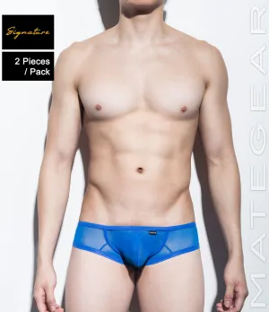 2pc/Pack Sexy Men's Underwear Signature Mini Squarecut Trunks - Da Hee (Mesh Series)