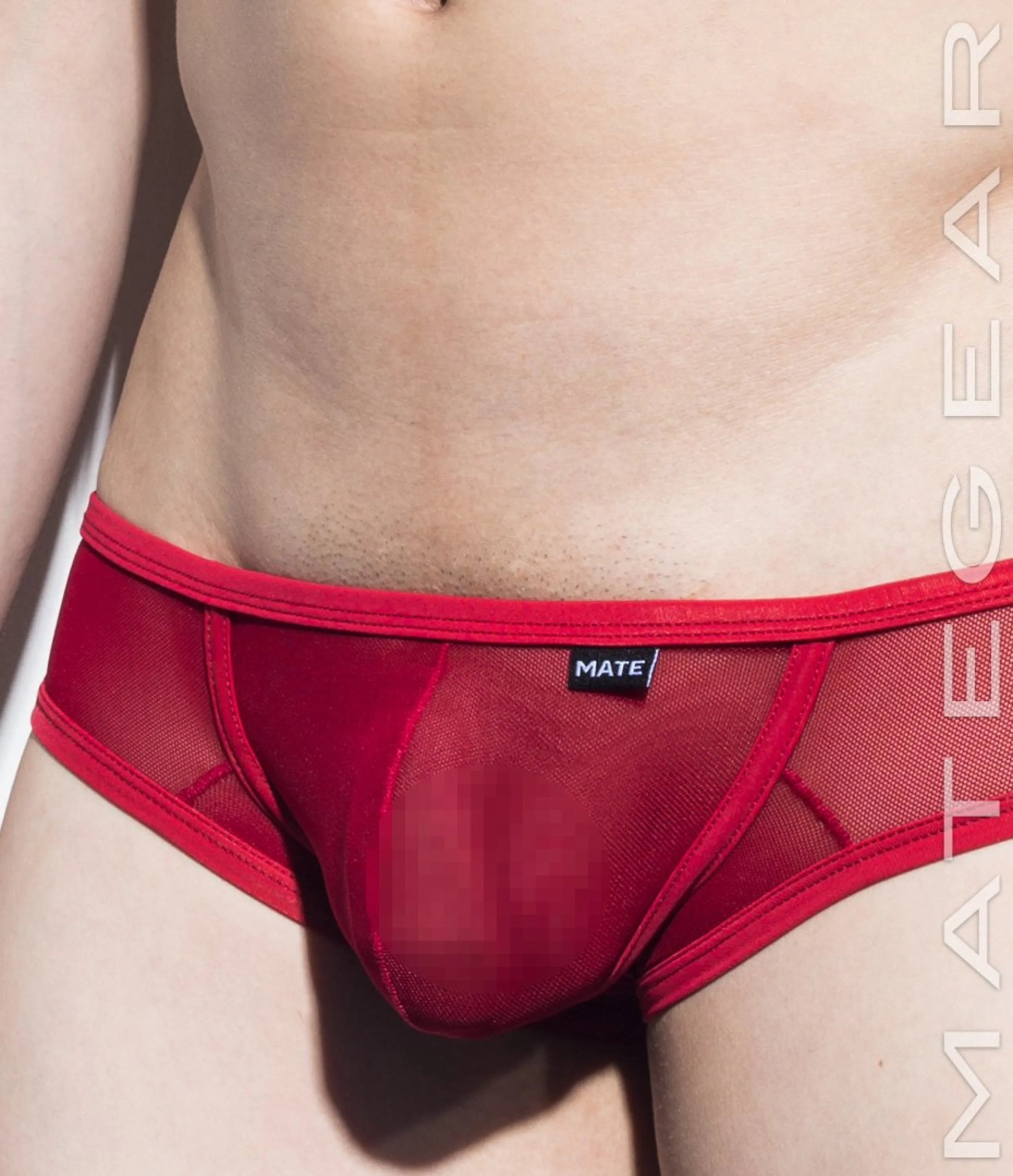 2pc/Pack Sexy Men's Underwear Signature Mini Squarecut Trunks - Da Hee (Mesh Series)