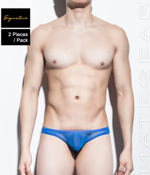 2pc/Pack Sexy Men's Underwear Signature Mini Thongs - Young Ja (Mesh Series)