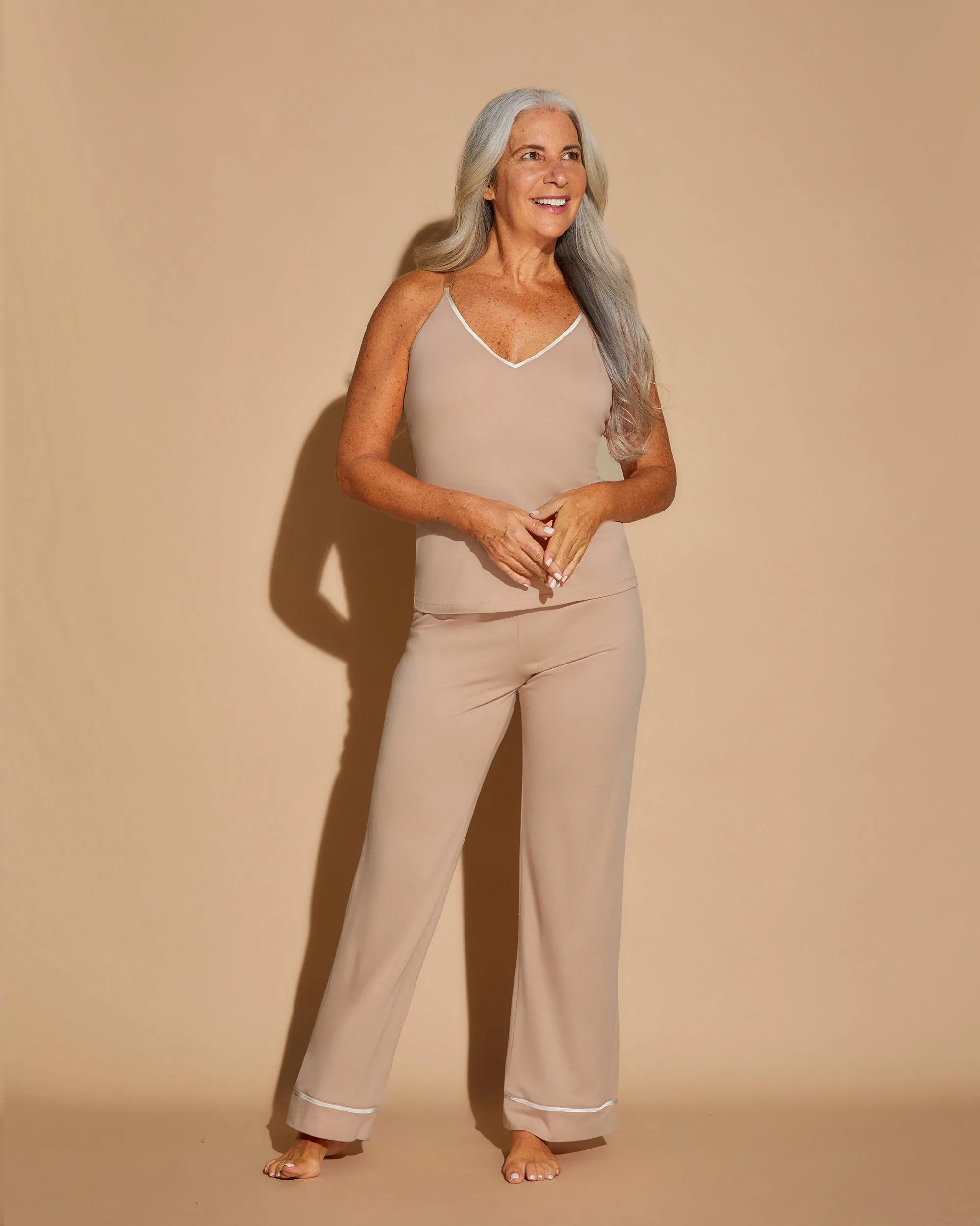 3 Piece Pajama Set With Robe