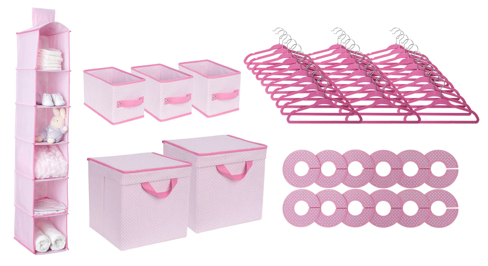 48 Piece Nursery Storage Set