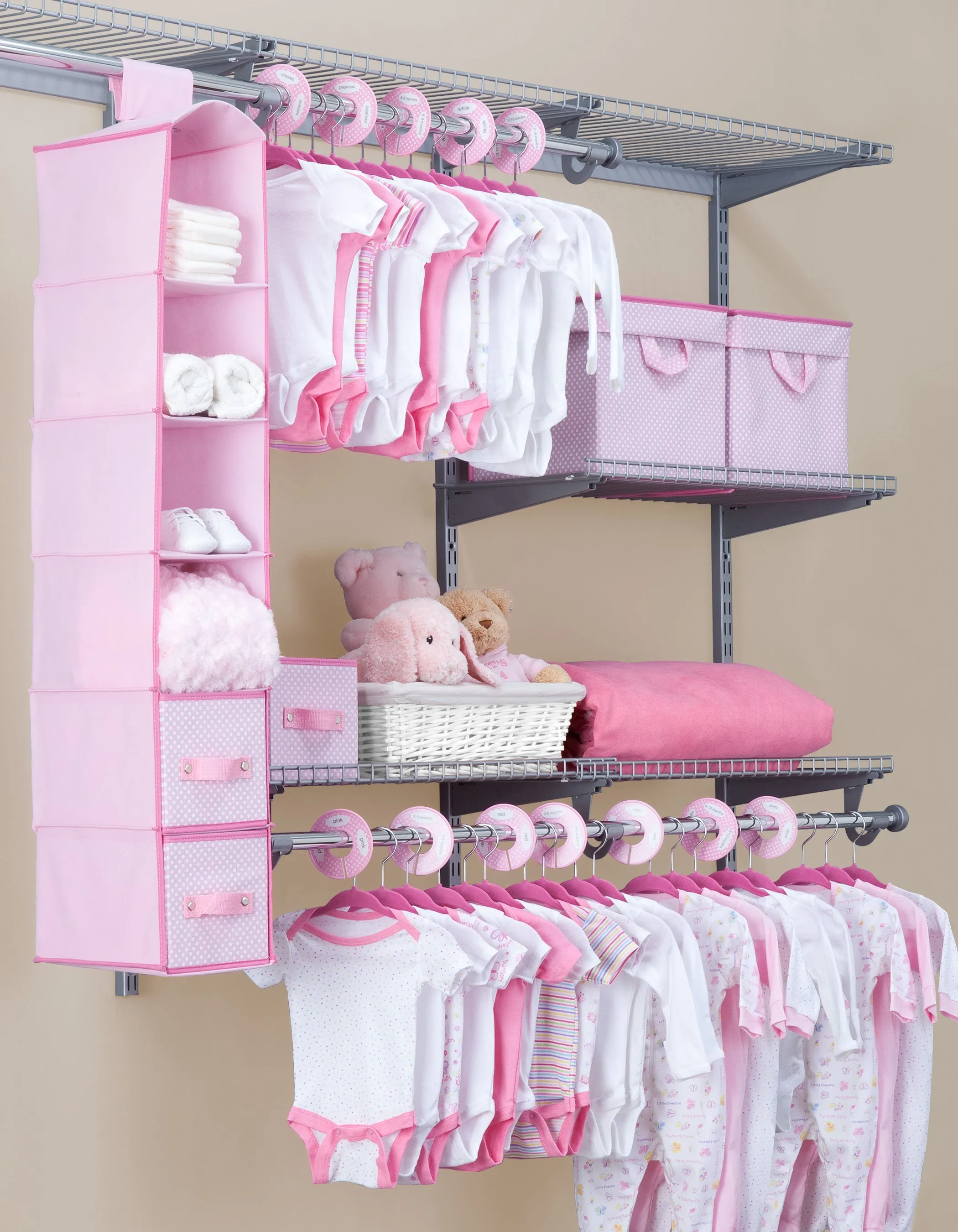 48 Piece Nursery Storage Set