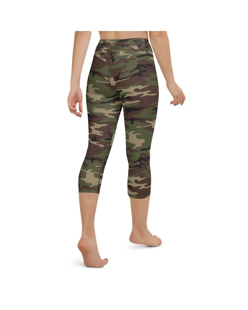 Army Camo Yoga Capris