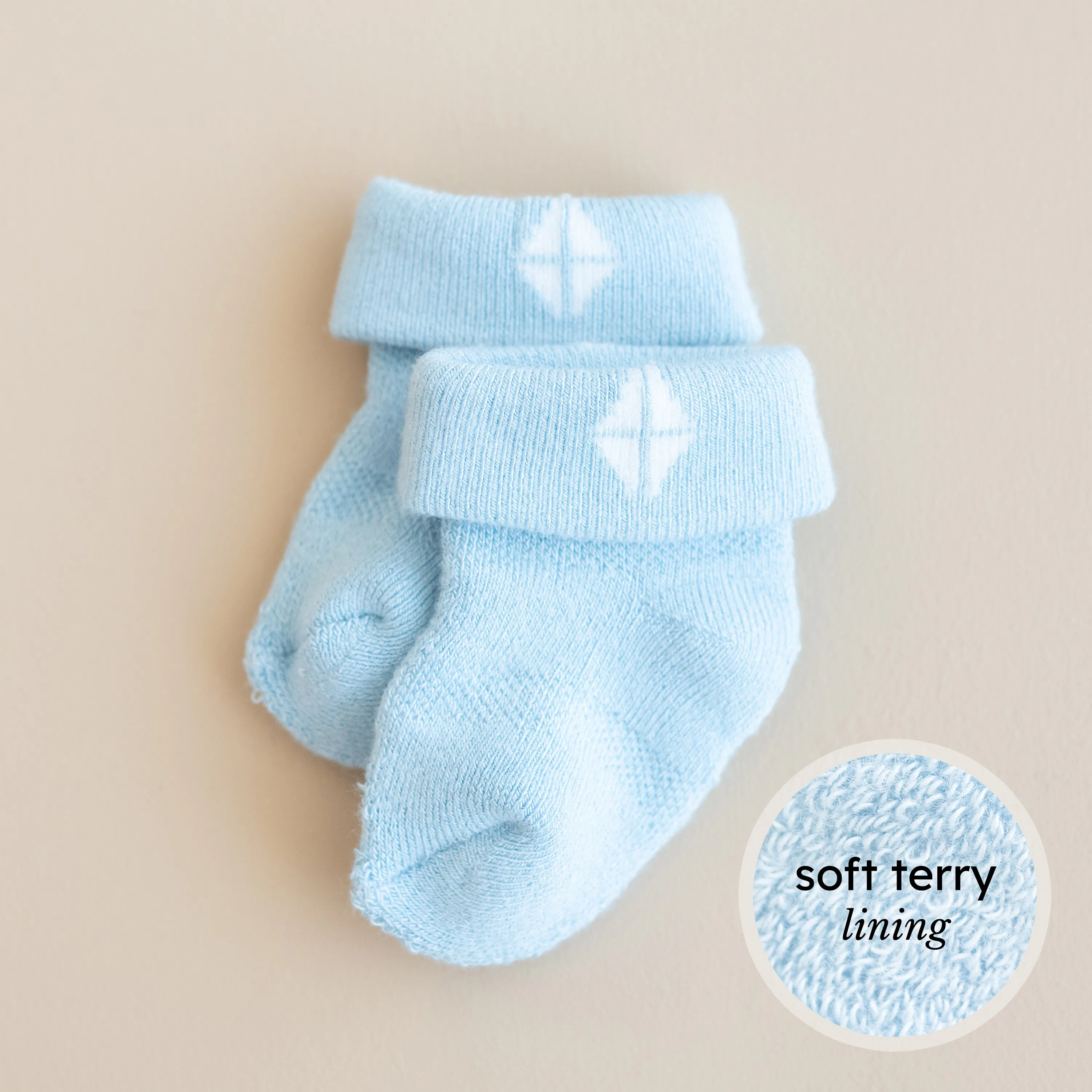Baby 3-Pack Socks in Cool