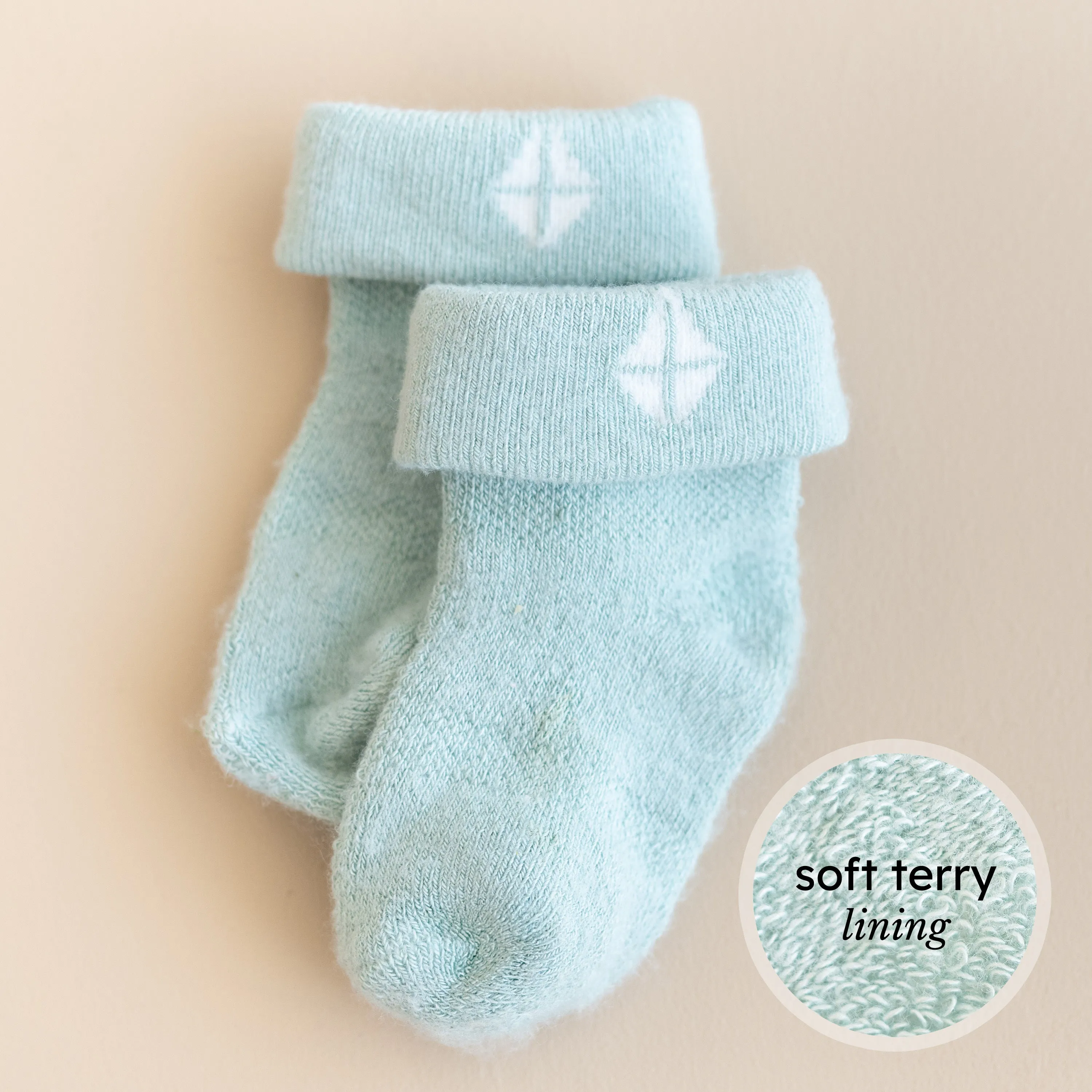 Baby 3-Pack Socks in Neutral