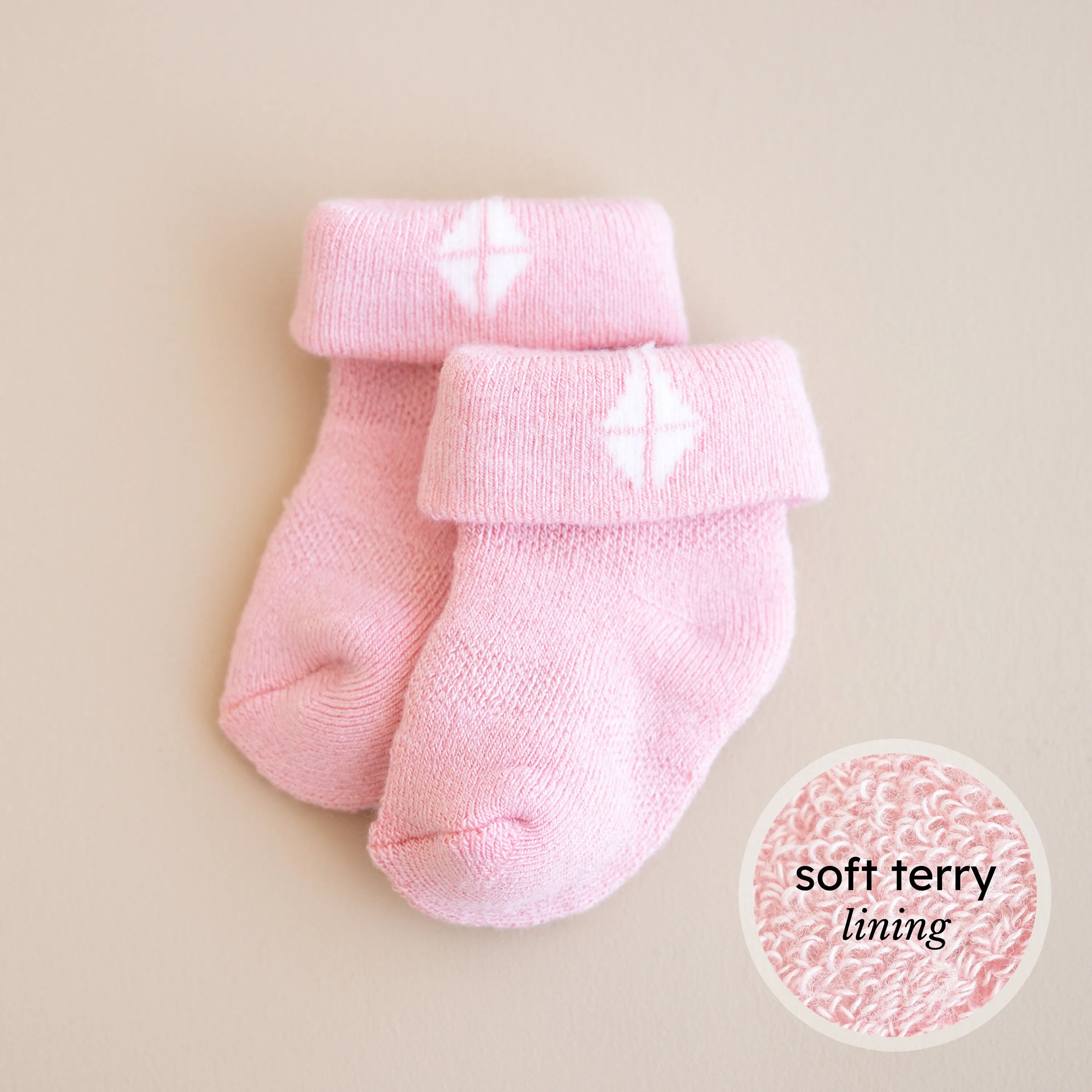 Baby 3-Pack Socks in Pastel