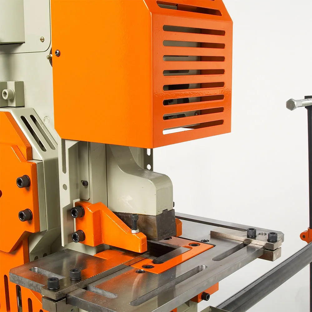 Baileigh 1007792 230V 220V 3PH 50 Ton 5 Station Ironworker w/ Welded Steel Plate