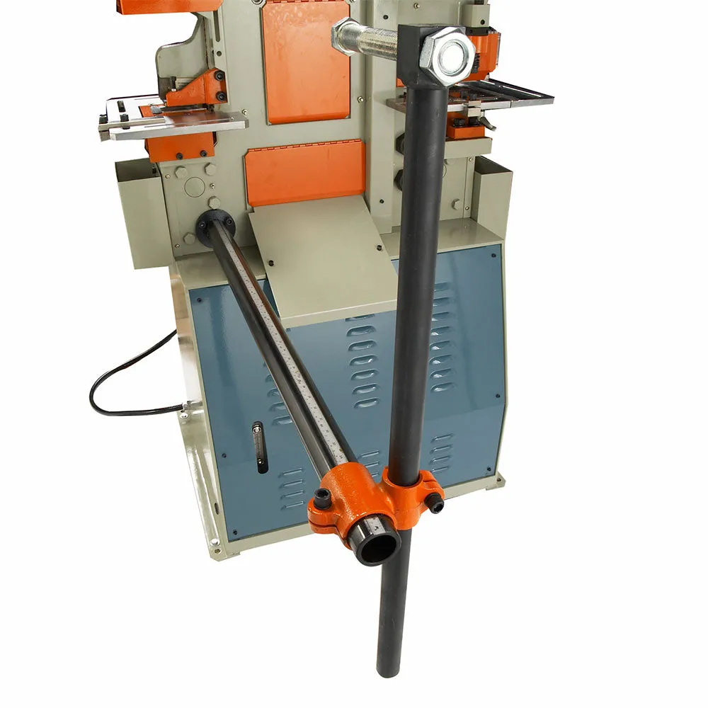 Baileigh 1007792 230V 220V 3PH 50 Ton 5 Station Ironworker w/ Welded Steel Plate