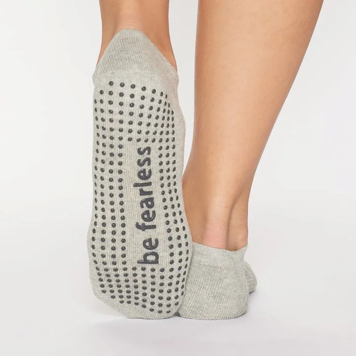 Be Fearless - Stellar Amethyst Grip Socks (Barre / Pilates)
