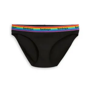 Bikini - Black Rainbow Logo