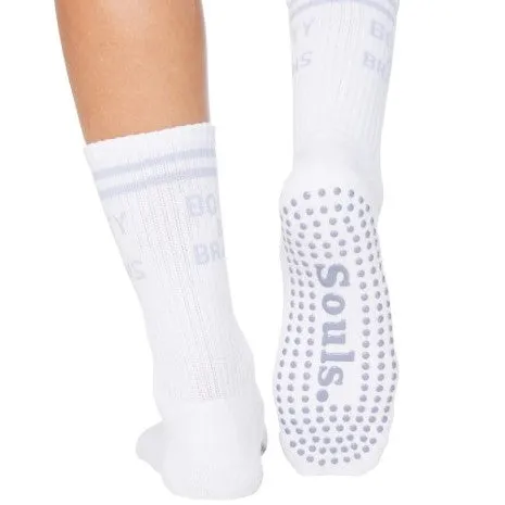 Booty and Brains - Crew Grip Sock (Barre / Pilates)