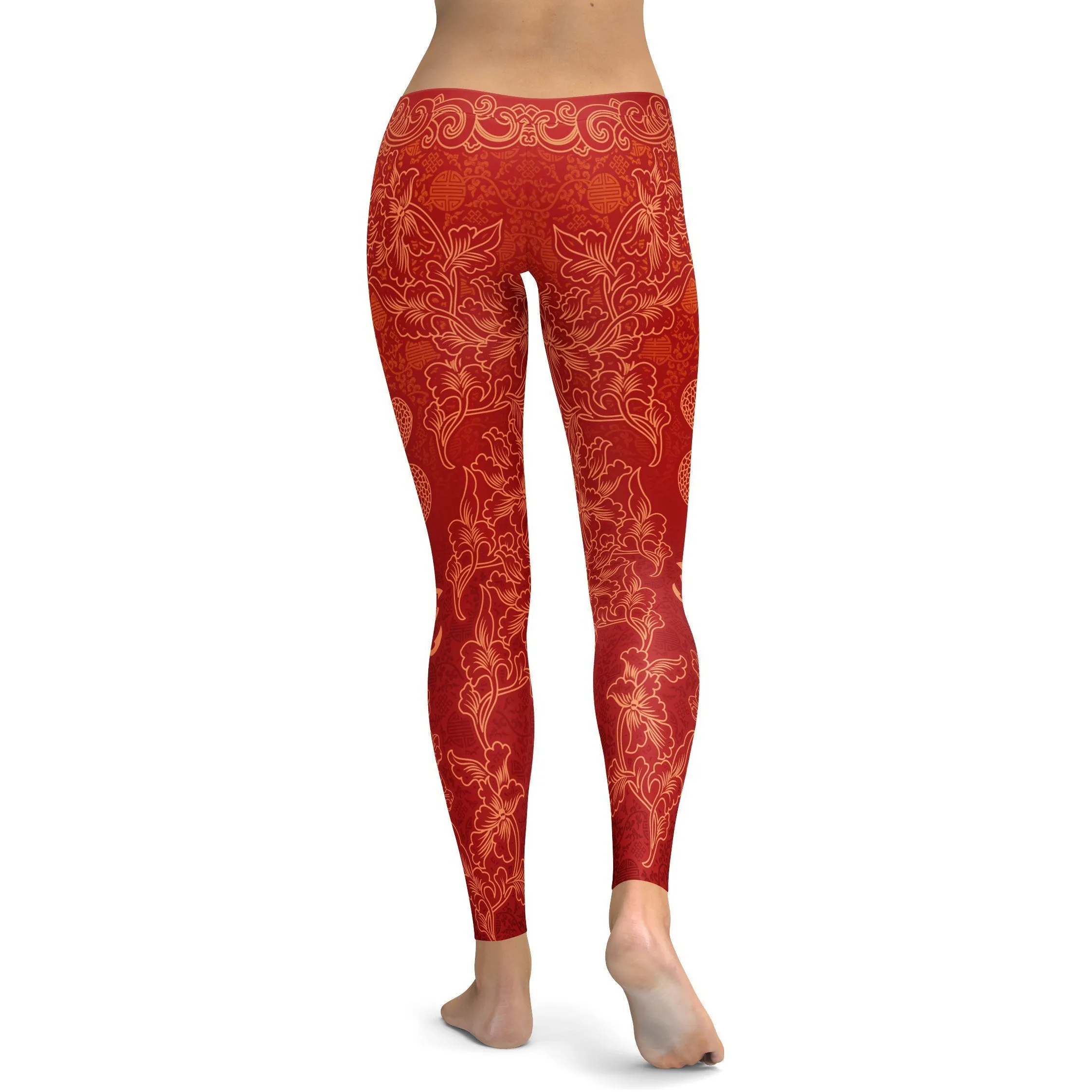 Chinese Zodiac Snake Leggings