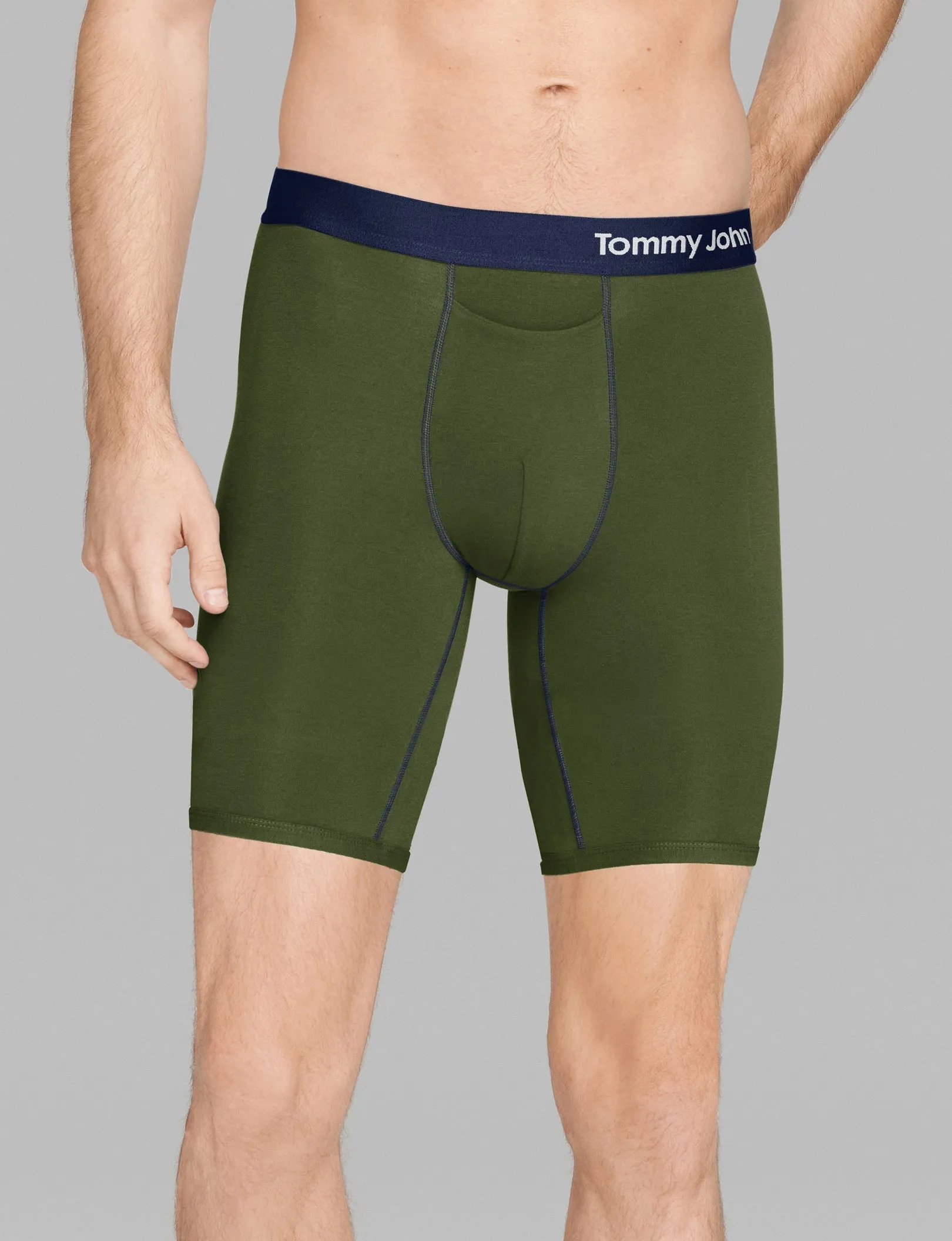 Cool Cotton Boxer Brief 8"