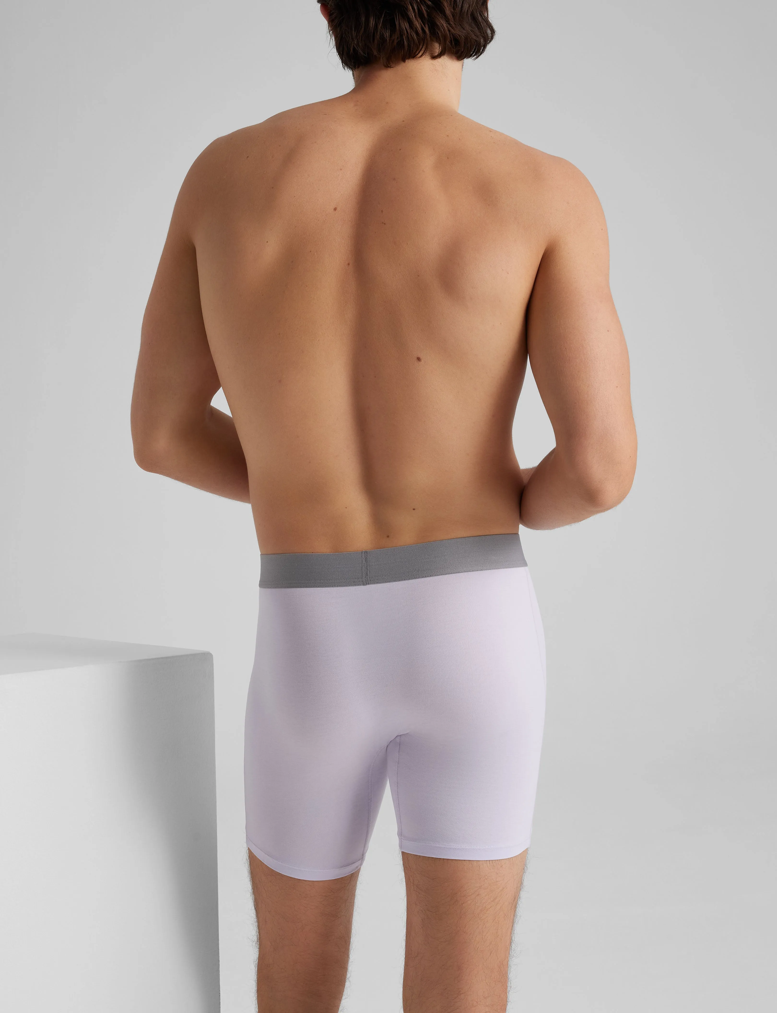 Cool Cotton Mid-Length Boxer Brief 6" (3-Pack)