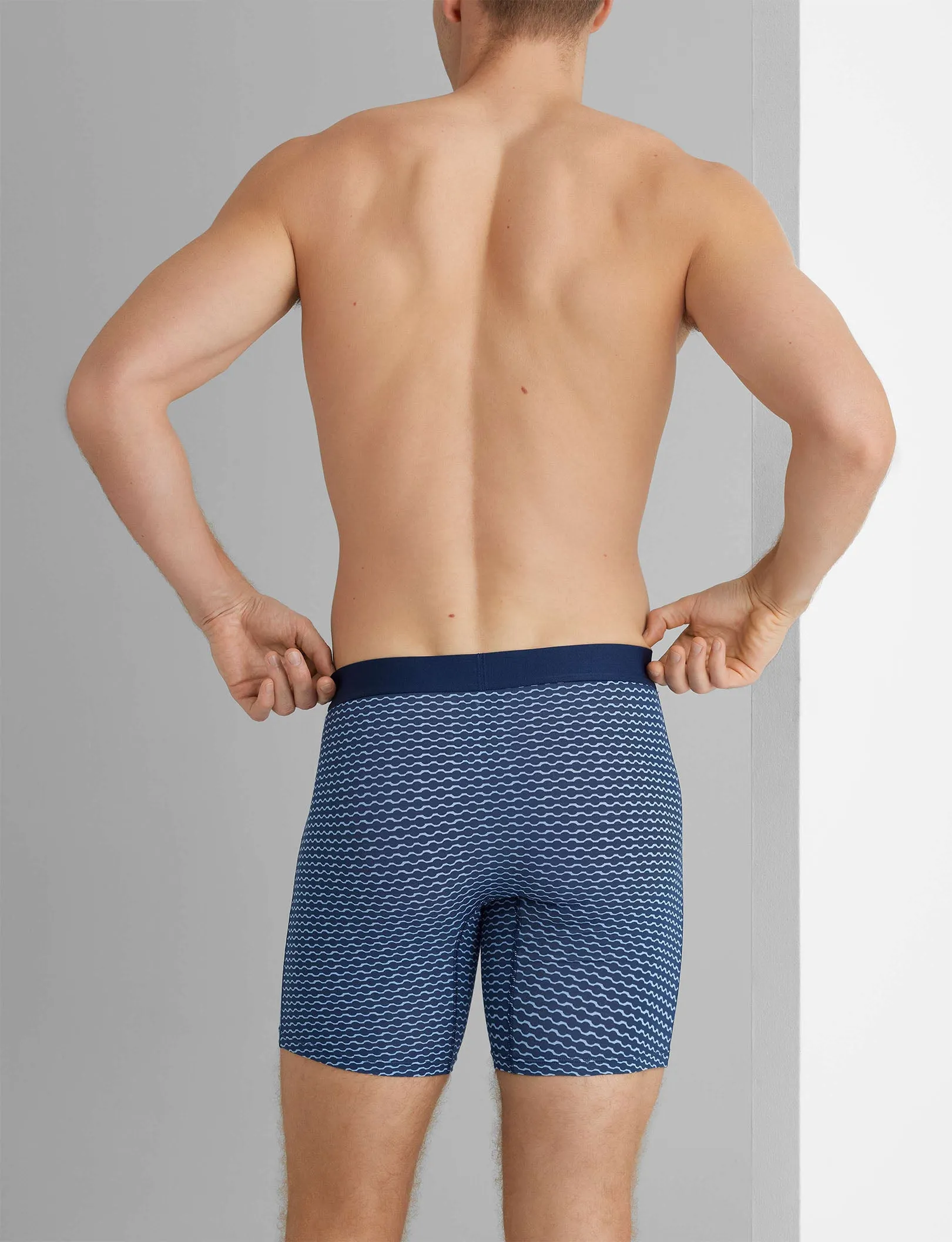 Cool Cotton Mid-Length Boxer Brief 6" (3-Pack)