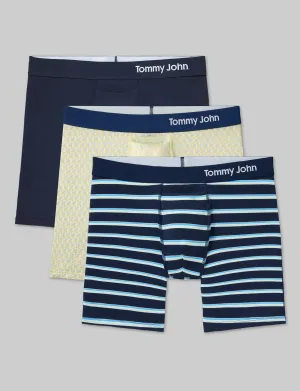Cool Cotton Mid-Length Boxer Brief 6" (3-Pack)