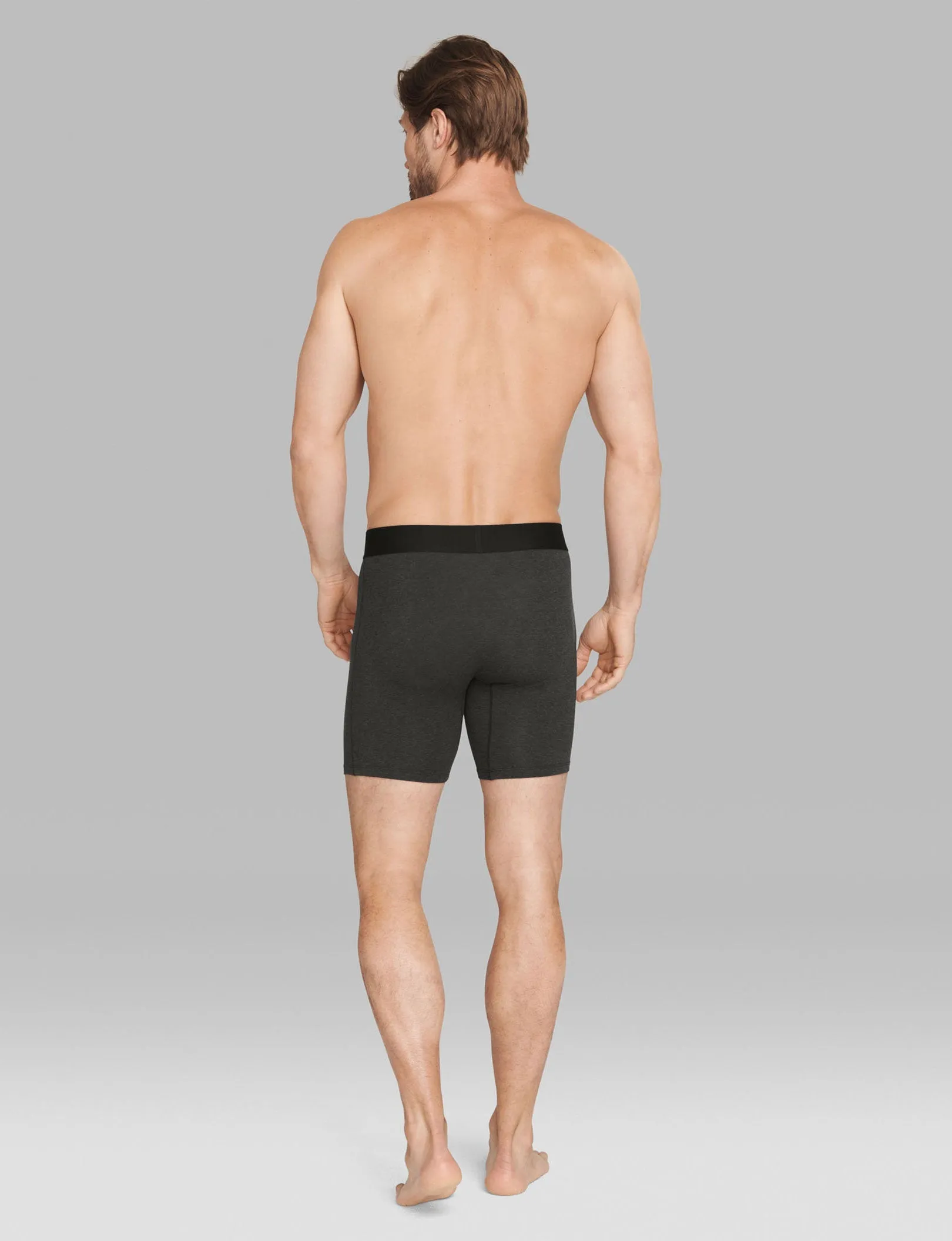 Cool Cotton Mid-Length Boxer Brief 6" (3-Pack)