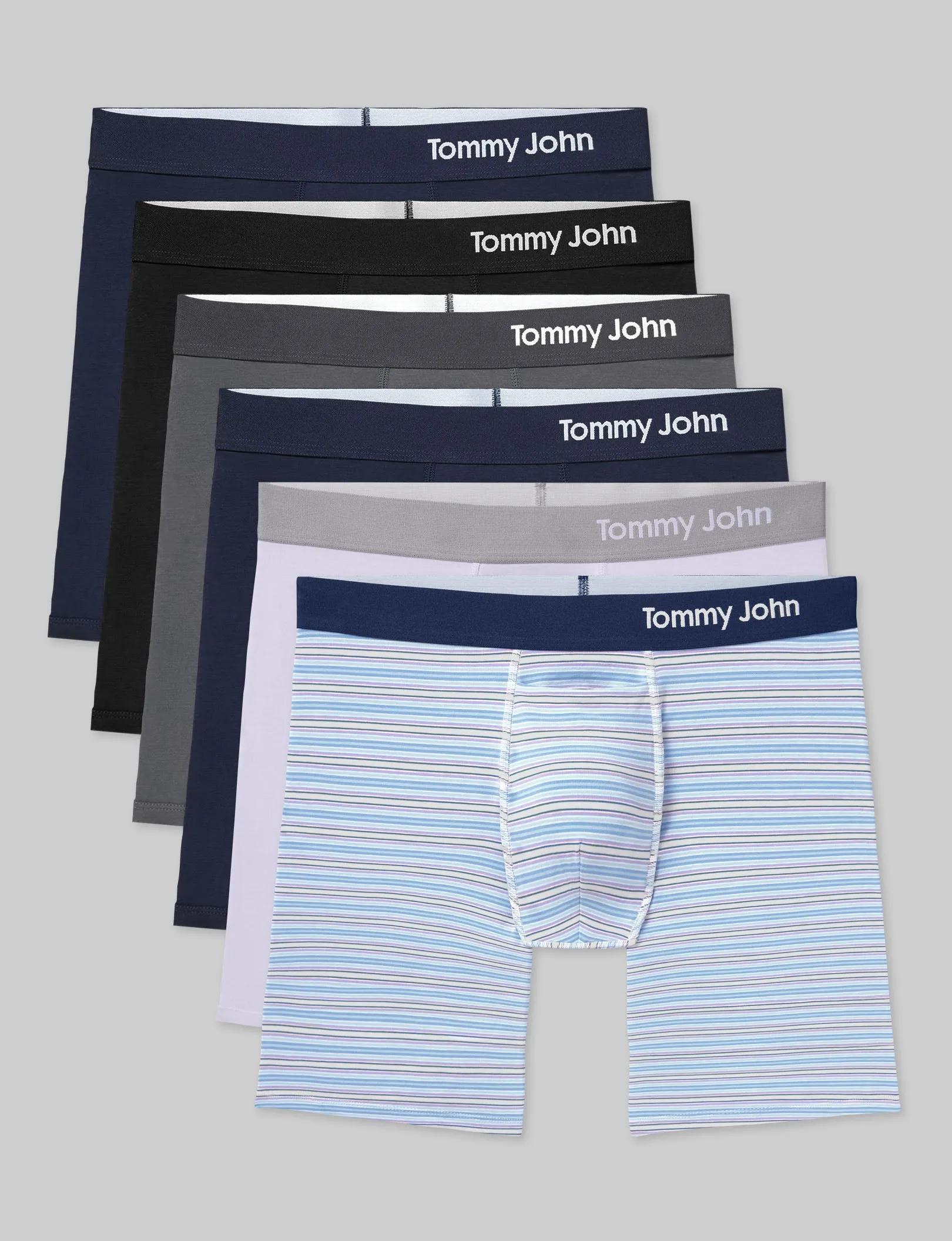 Cool Cotton Mid-Length Boxer Brief 6" (6-Pack)