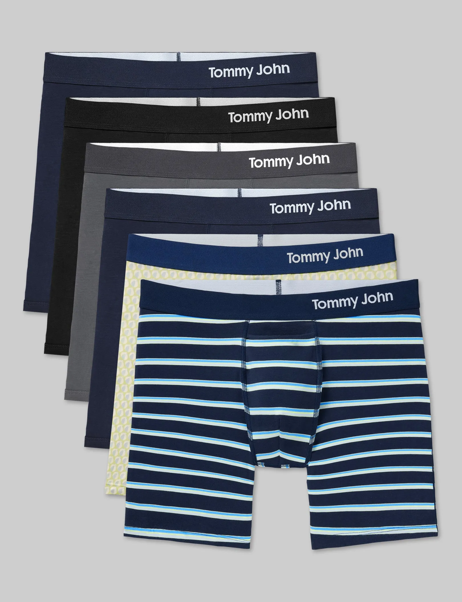 Cool Cotton Mid-Length Boxer Brief 6" (6-Pack)