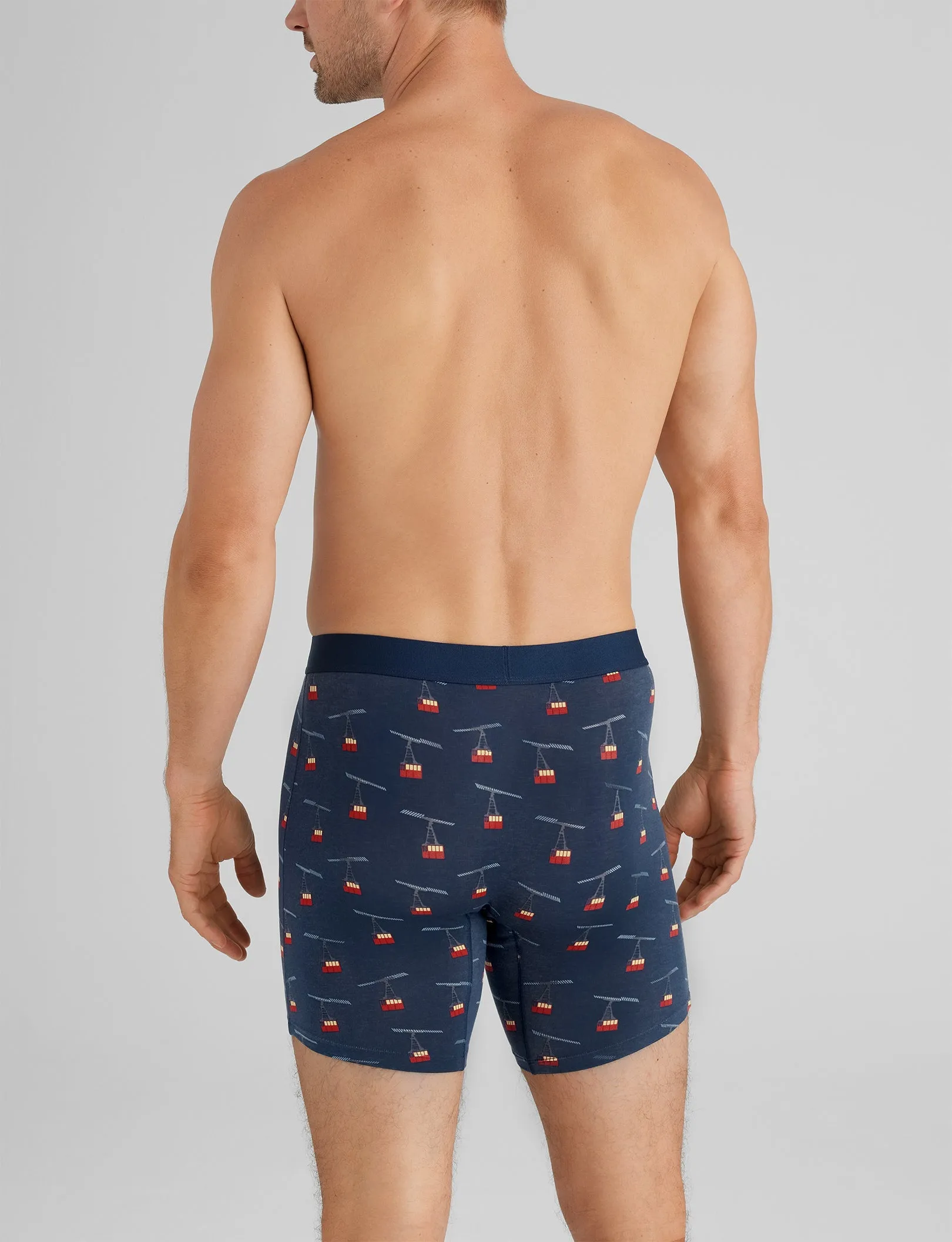 Cool Cotton Mid-Length Boxer Brief 6"