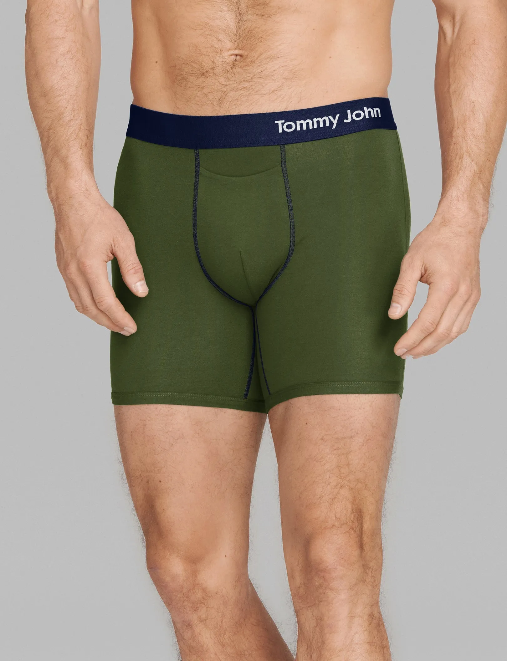 Cool Cotton Mid-Length Boxer Brief 6"