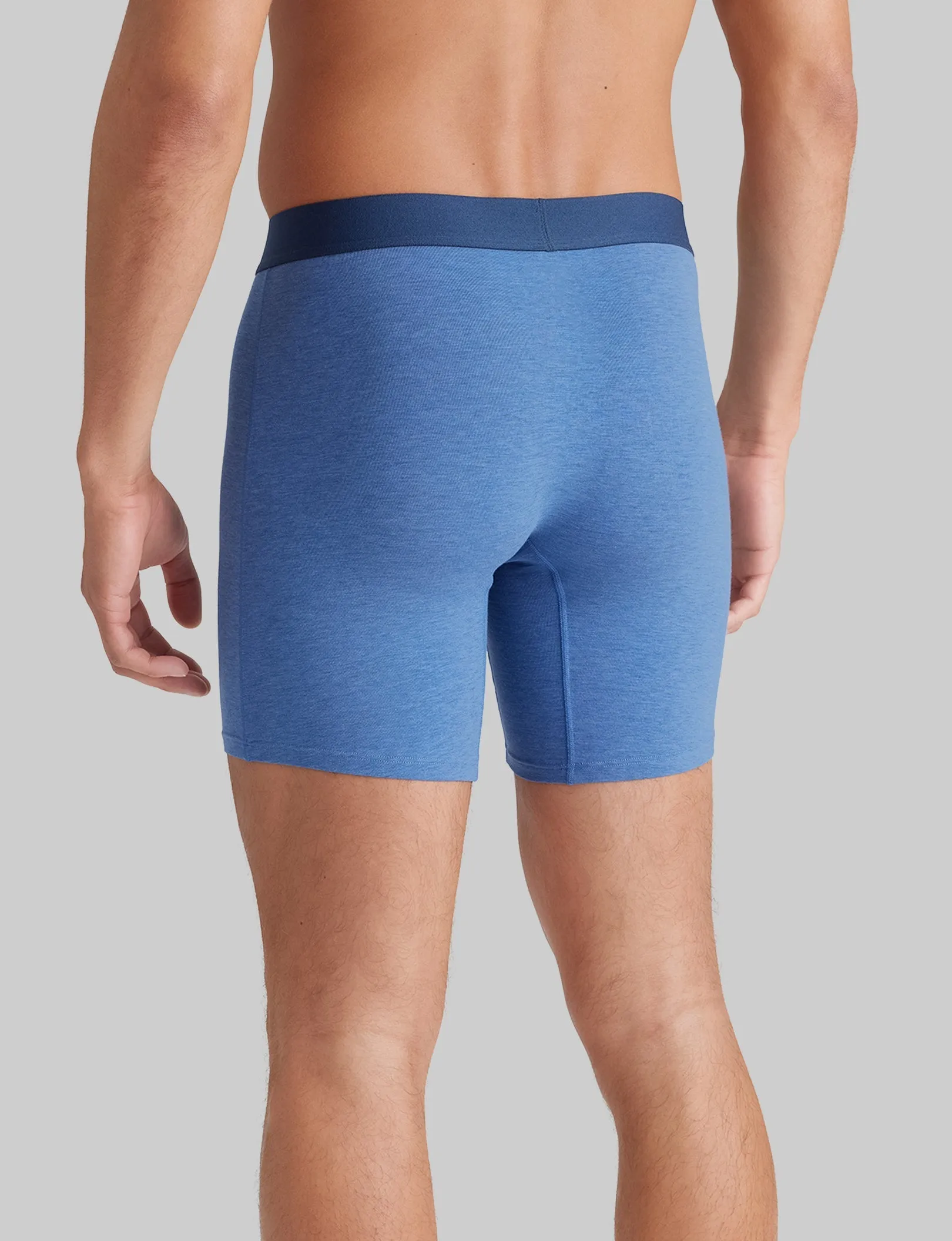 Cool Cotton Mid-Length Boxer Brief 6"