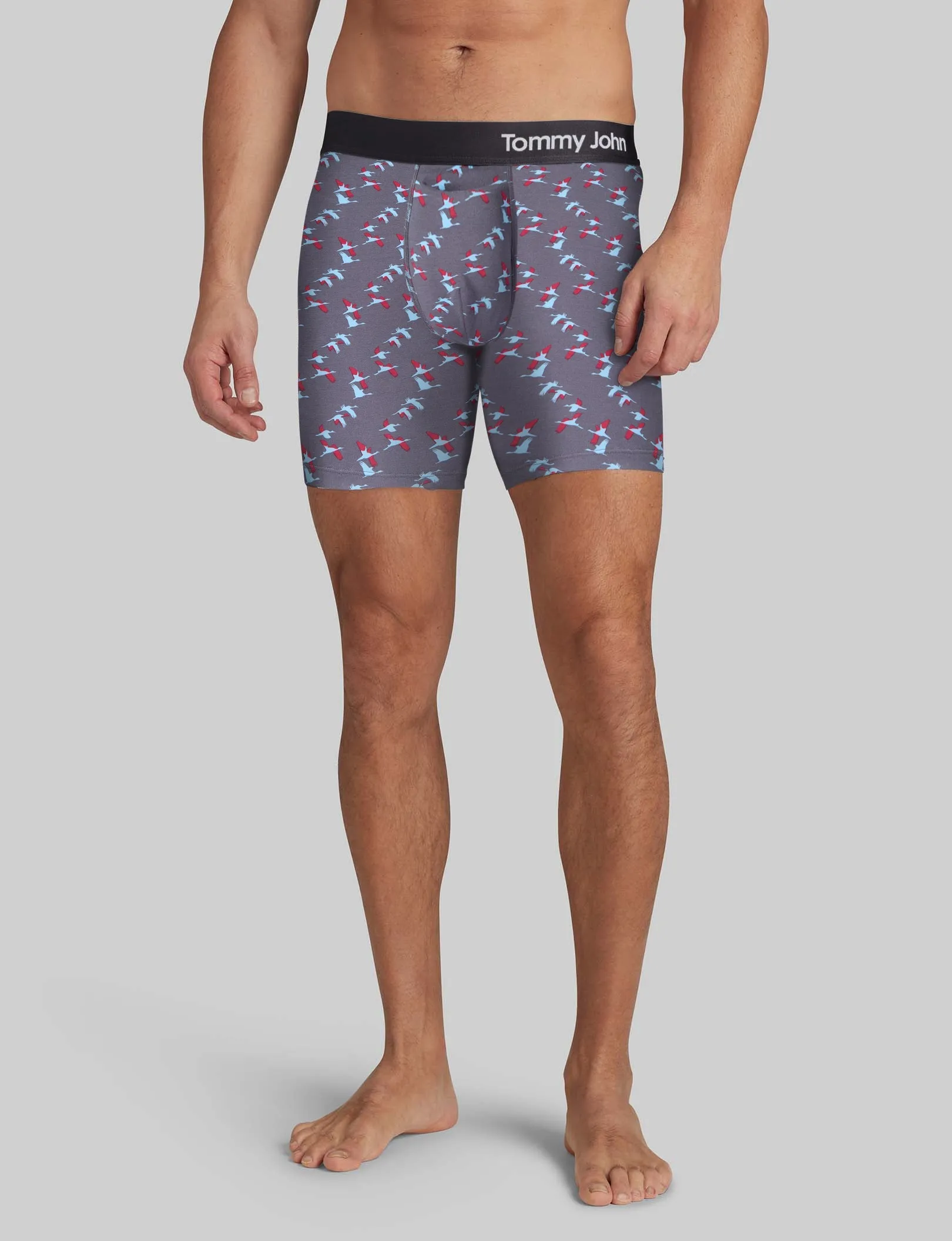 Cool Cotton Mid-Length Boxer Brief 6"