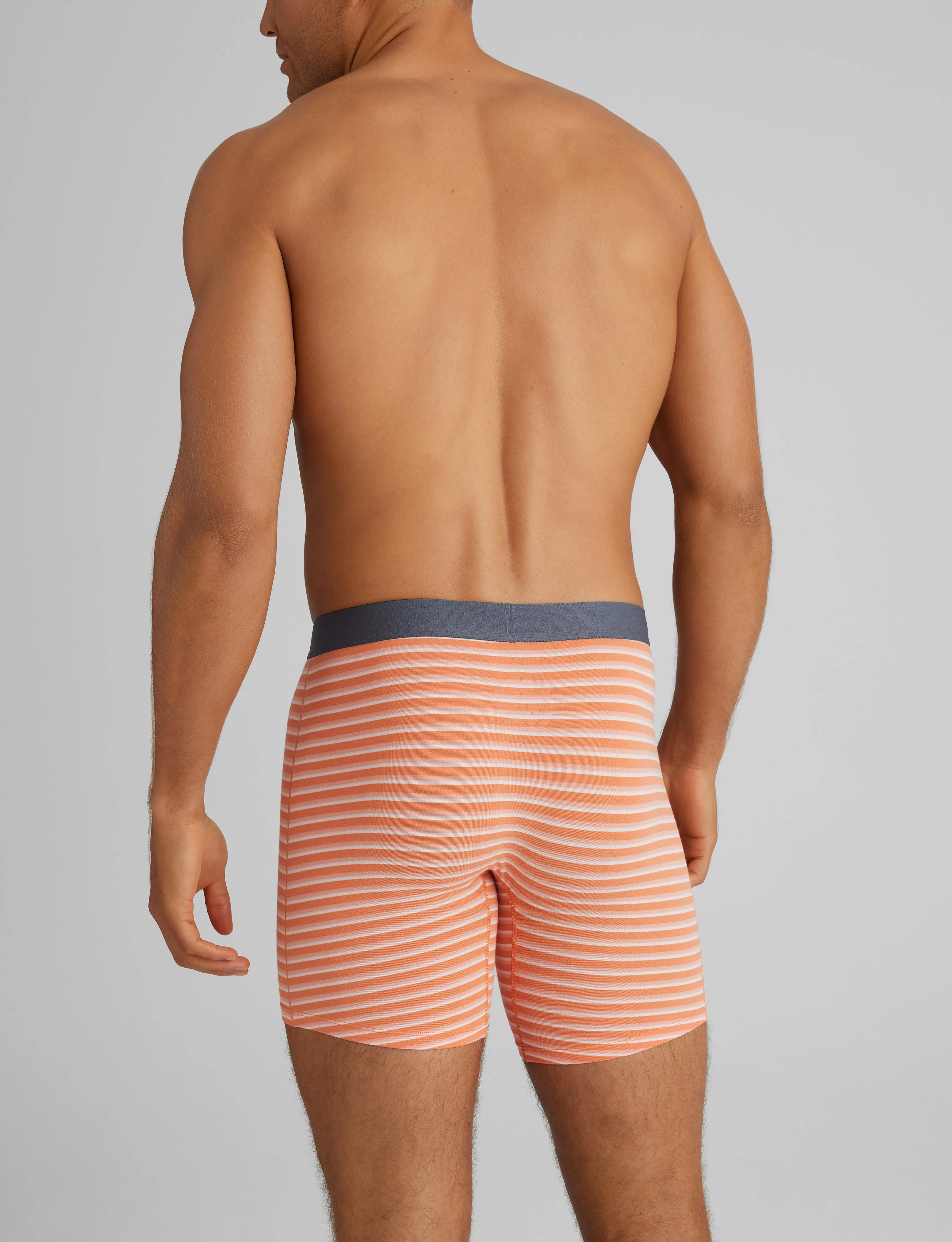 Cool Cotton Mid-Length Boxer Brief 6"
