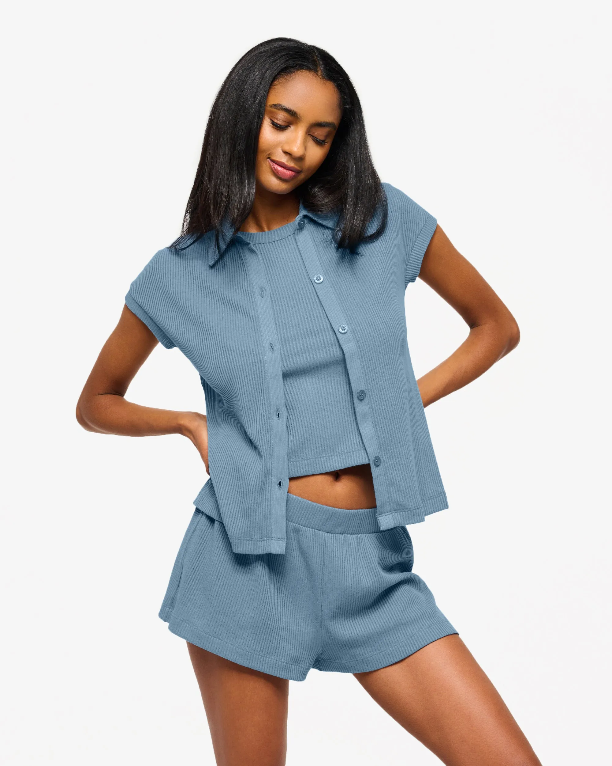 Cotton Short Sleeve Top