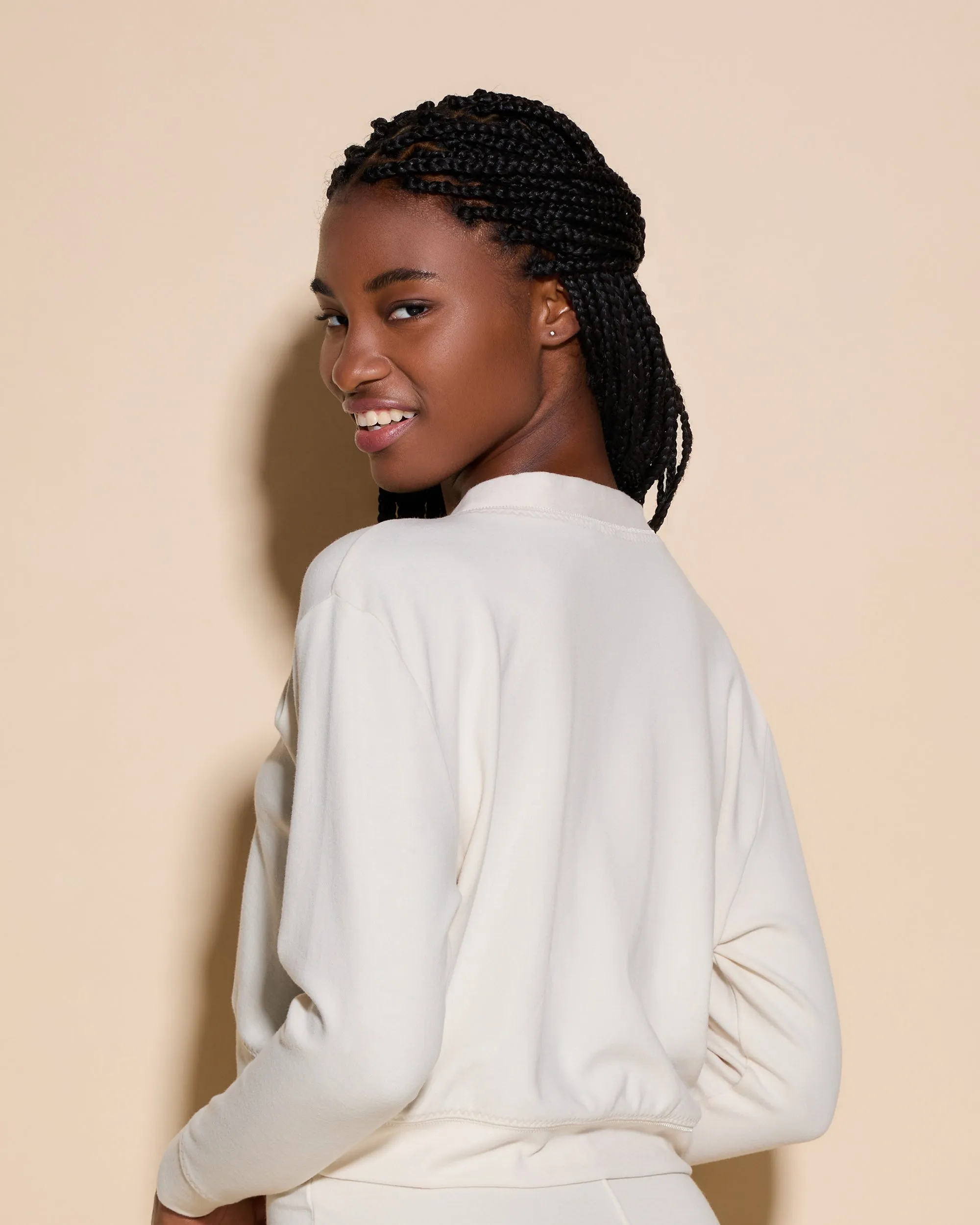 Cropped Boxy Cardigan