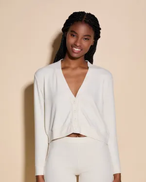 Cropped Boxy Cardigan