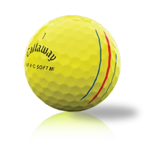 Custom Callaway ERC Soft Triple Track Yellow 2023