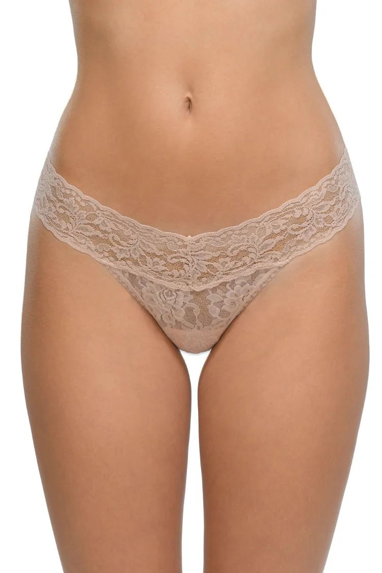 Desire 3-Pack Low Rise Thongs In Chai