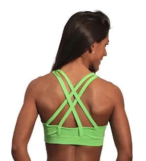Equilibrium Activewear Double Cross Sports Bra T410