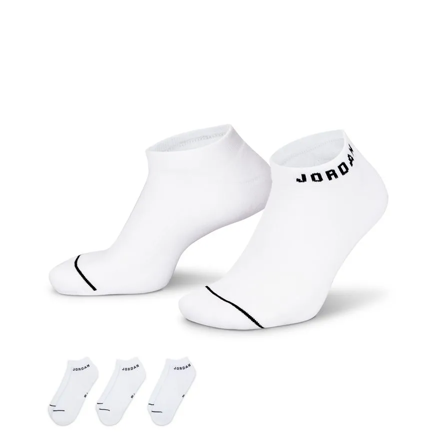 EVERYDAY NO SHOW SOCKS 3 PACK  WHITE