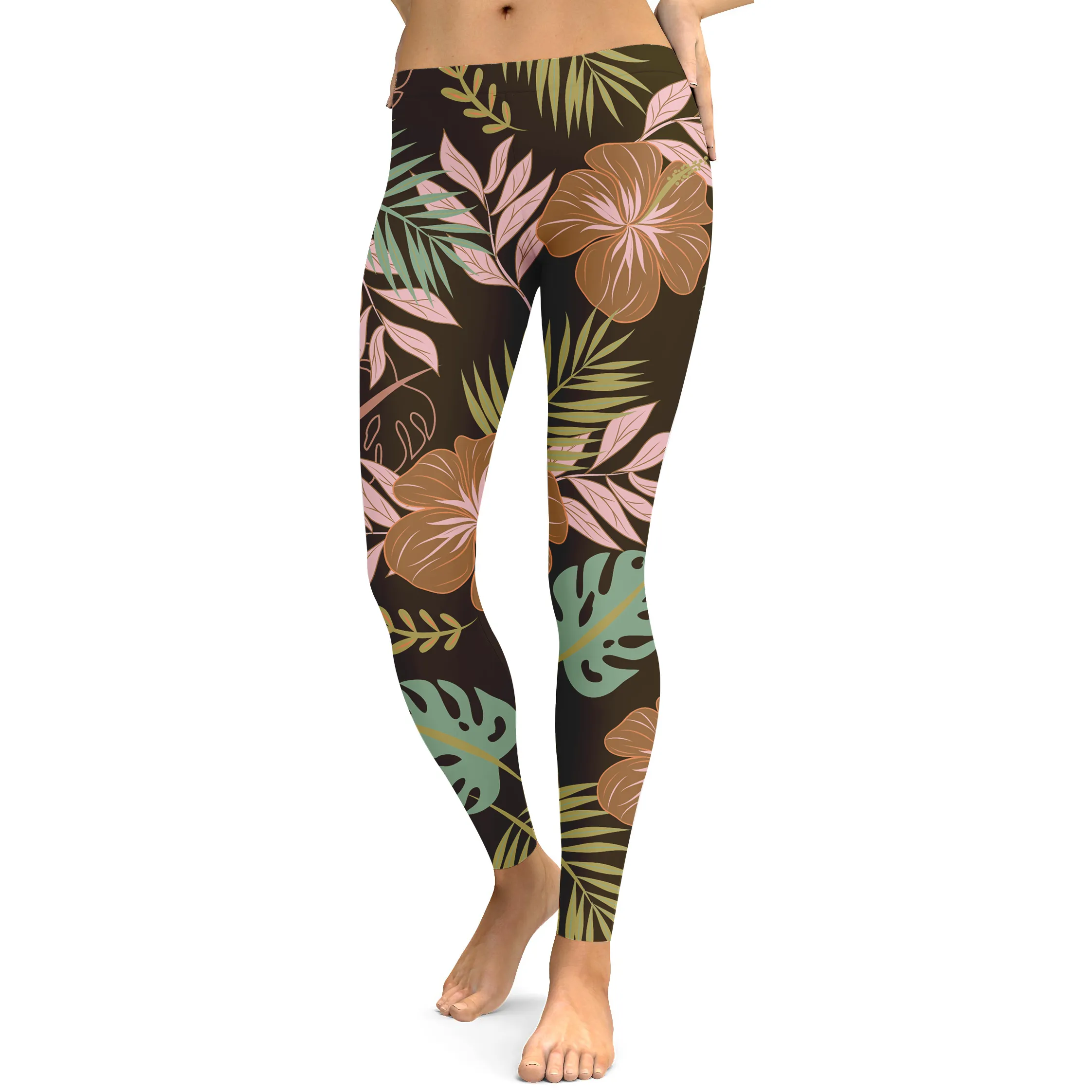 Fall Floral Leggings